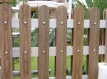 Thanh hàng rào gỗ trang trí